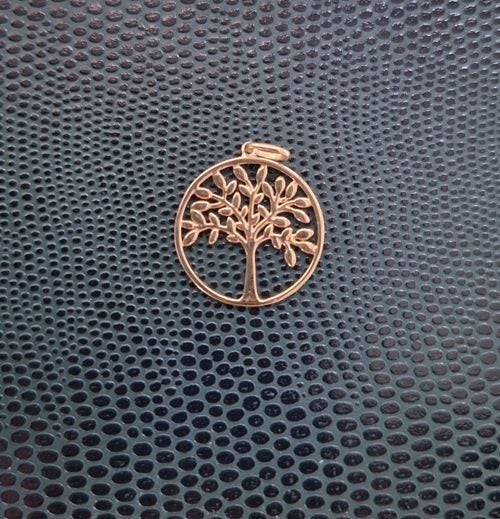 9ct round open Tree of Life pendent Carousel 2