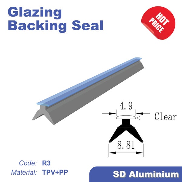 Glazing Backing Seal - Range of Profiles and Sizes Avaliable Carousel 2