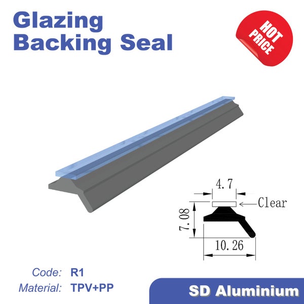 Glazing Backing Seal - Range of Profiles and Sizes Avaliable Carousel 1