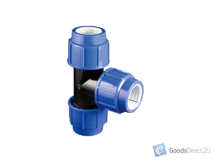 PP Pipe Fitting - Tee - Pipe x Pipe - 20mm (JAJ) Carousel 1