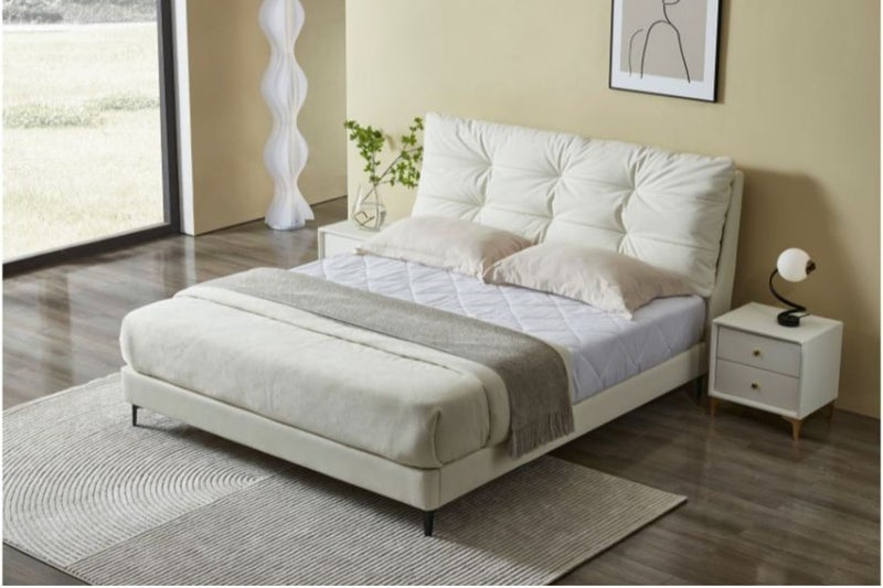 BROOKSIDE Bed Frame (White) - King Carousel 2