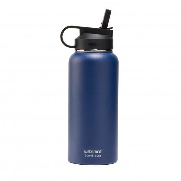 Wiltshire Stainless Steel Bottle Navy 900ml Carousel 2