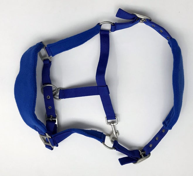 STOCK CLEARING SALE 3 X HORSE HALTERS WITH PADDED SUPPORTS ON NOSE,CHEEKS,CROWN Carousel 1
