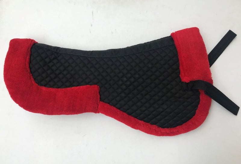 Stock Clearing Sale 2 X Horse Saddle Comfy Half Pad with Synthetic Furr Lining Carousel 1