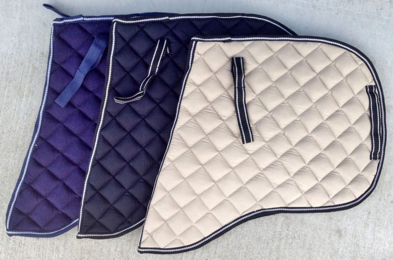 STOCK CLEARING SALE - 3 X DRESSAGE NUMNAH - PADDED & QUILTED Carousel 1
