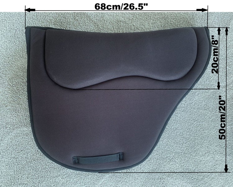 HORSE RIDING IN COMFORT & STYLE - MESH PAD - DOUBLY PADDED Carousel 6