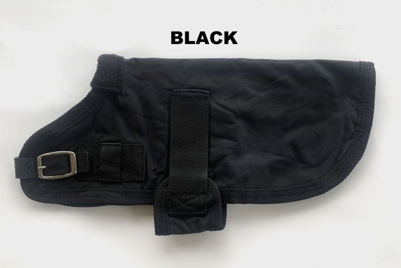 OILSKIN DOG JACKET WATER PROOF, DOUBLE LAYERED - IN 2 SIZES - FREE SHIPPING Carousel 2