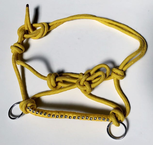 SIDE PULL ROPE HALTER WITH CRYSTAL BLING OR PLAIN WITHOUT BLING Carousel 2