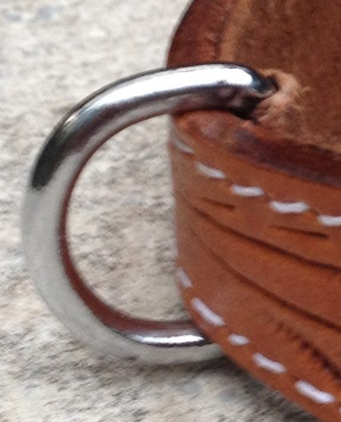 DOG COLLAR WESTERN STYLE, REAL LEATHER XMED & LARGE Carousel 14
