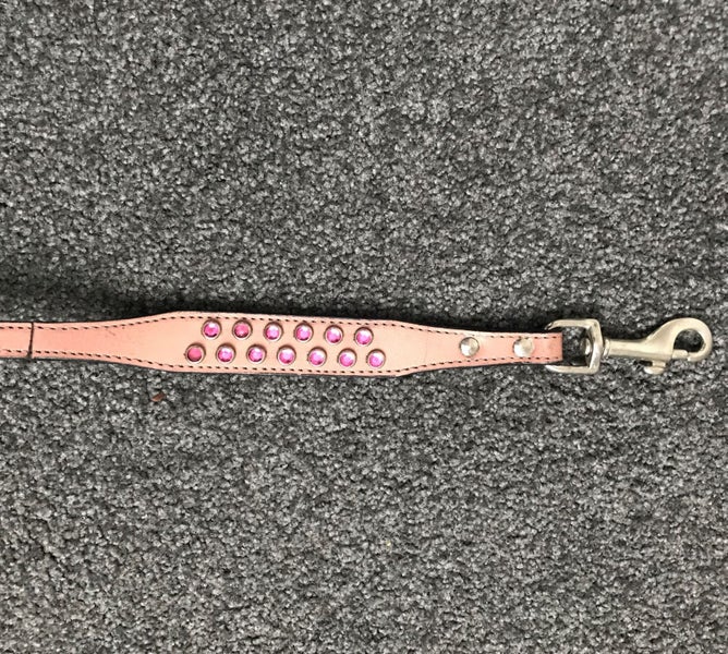 DIAMANTE STUDDED GENUINE LEATHER LEAD Carousel 8