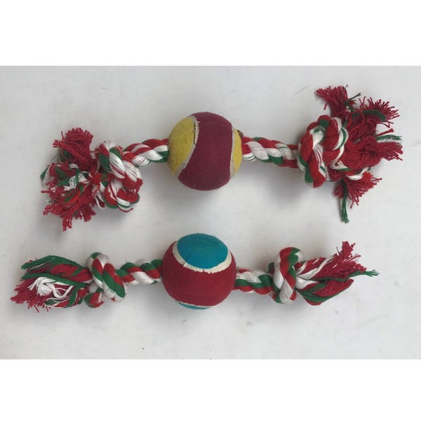 Pet Lovers Healthy Dental Chew 2XKnot Toy + A Ball Carousel 1