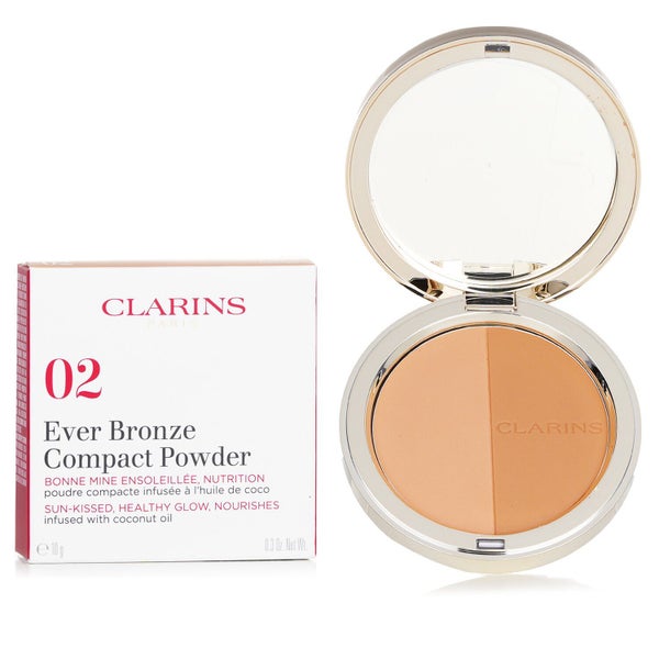 Clarins Ever Bronze Compact Powder - # 02 Medium 10g/0.3oz Carousel 2