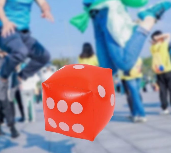Giant Inflatable Dice Toys Fun PVC Large Inflatable Dice for Gift Broad Game Carousel 2