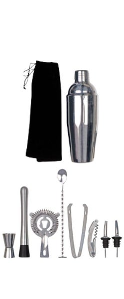 Decadent Stainless Steel Cocktail 10 Piece Set Carousel 2
