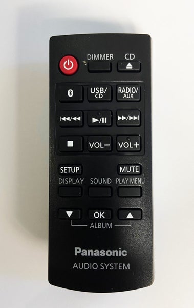 BRAND NEW PANASONIC HOME AUDIO REMOTE CONTROL N2QAYB001093 for SC-AKX200 Carousel 1