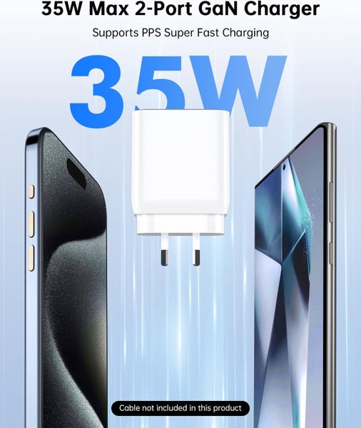 Samsung Compatible Superfast USB Type-C Wall Charger (35W) - New (Stock in NZ) Carousel 7