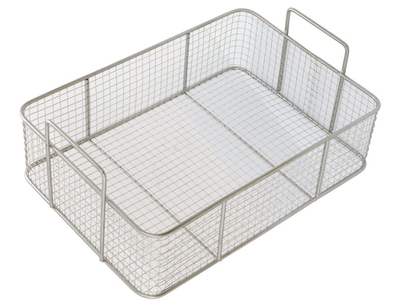 Rectangular Breading Basket - Stainless Steel - 35cm x 25cm x 10cm Carousel 1