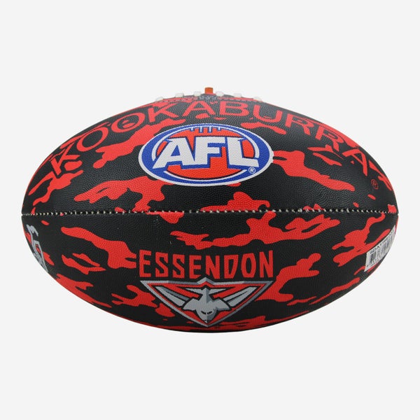 Essendon Bombers AFL Size 5 Camo Synthetic Footy Football Carousel 1