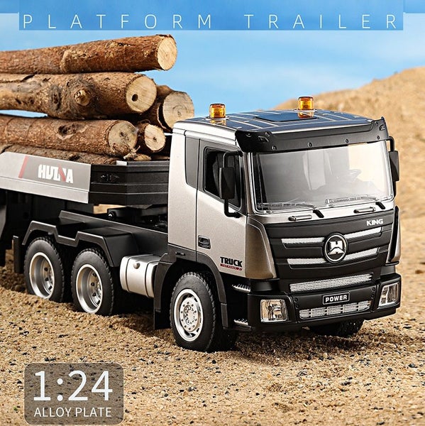 2.4G Wireless Electric Alloy Remote Control Dump Truck with Lights & Sounds Carousel 2
