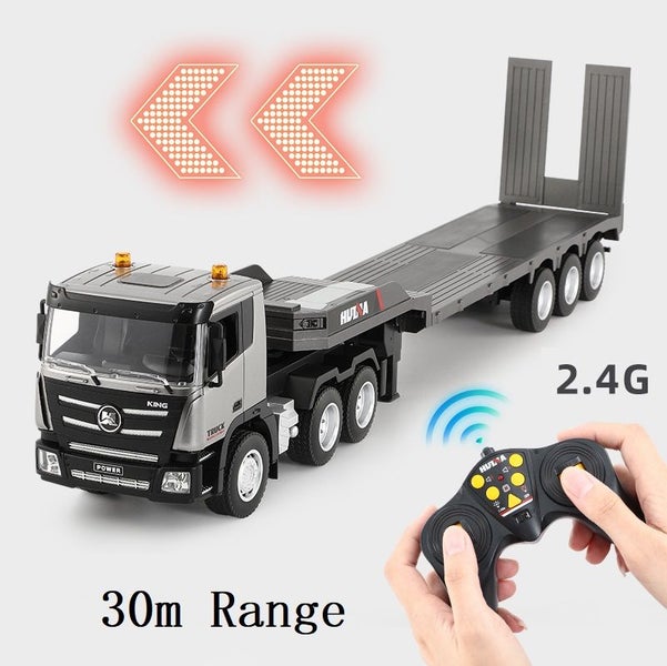 2.4G Wireless Electric Alloy Remote Control Dump Truck with Lights & Sounds Carousel 1