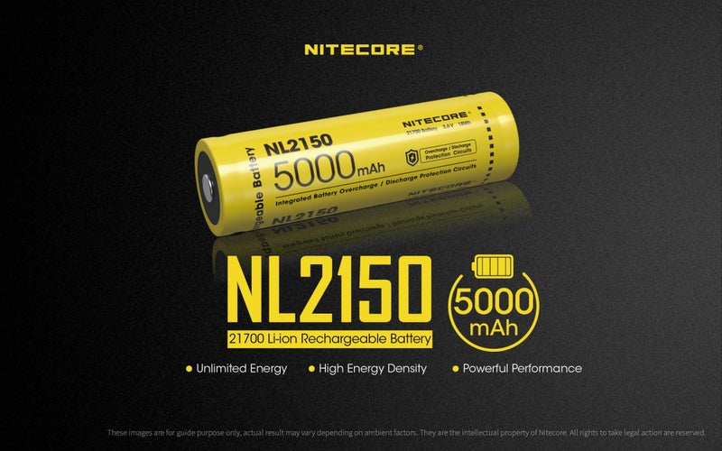 NITECORE 5000MAH RECHARGEABLE LI-ION BATTERY - NL2150 Carousel 2