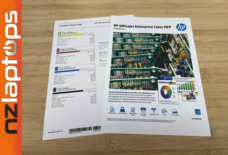 HP Officejet Enterprise X585dn MFP Colour Printer Carousel 4