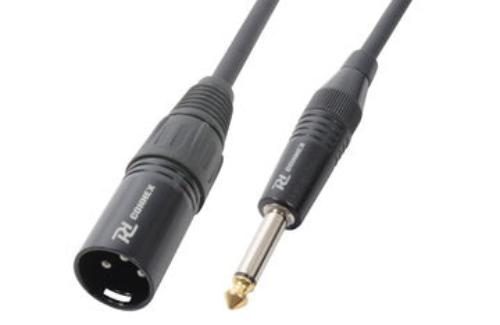 Audio Lead - XLR Male to 6.3mm TS Plug Carousel 1