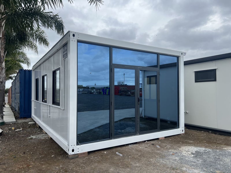 7*4m 28sqm Glass Wall PORTABLE UNIT / CABIN / BUILDING / TINY HOUSE Carousel 2
