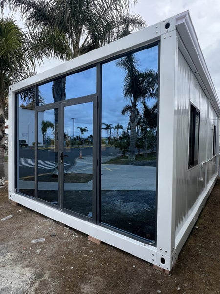7*4m 28sqm Glass Wall PORTABLE UNIT / CABIN / BUILDING / TINY HOUSE Carousel 16