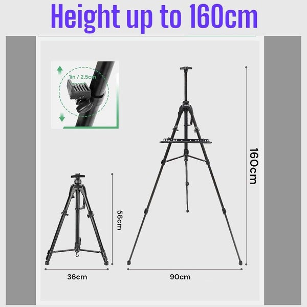 Metal Tripod for Painting & Display with Detachable Tray Carousel 8