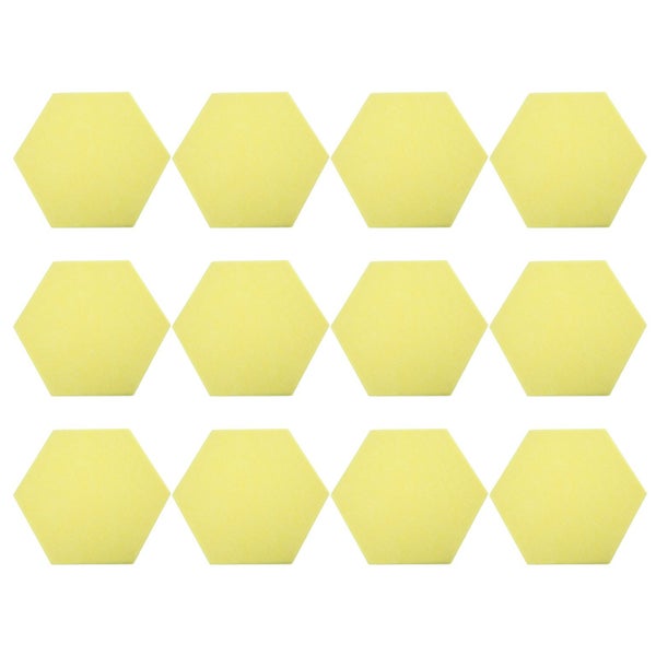 hex acoustic panels soundproof panels 12Pcs Sound Absorption Board Hex Adhesive Carousel 4