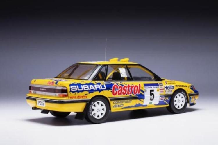 1:18 Subaru Legacy RS #5 P.Bourne-R.Freeth Rally NZ 1992 Carousel 2