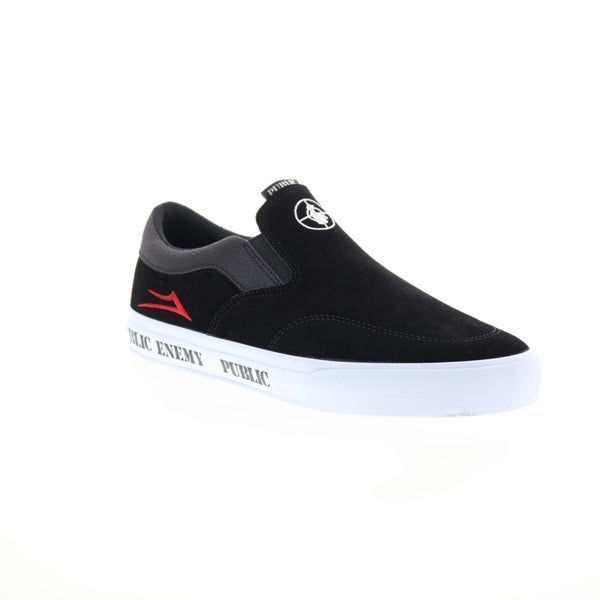 Lakai Owen VLK Public Enemy Mens Black Skate Sneakers Shoes