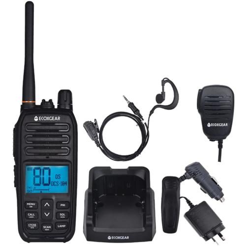 ECOXGEAR ECOXTALK EXG500 UHF 5Watt CB Handheld Radio walkie talkie 17km Long Carousel 1