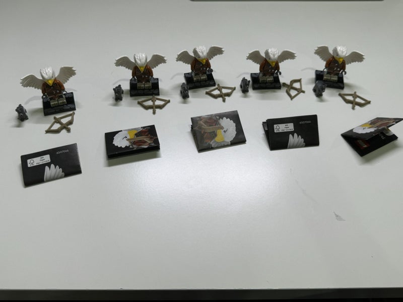 lego Dungeons & Dragons minifigures Aarakocra Ranger x 5 Carousel 1