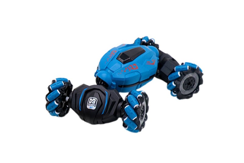 Stunt Car 2.4G Mini Gesture Induction Twist Electric Watch Remote Car Toy Blue Carousel 2