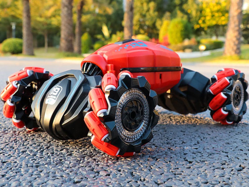 Stunt Car 2.4G Mini Gesture Induction Twist Electric Watch Remote Car Toy Red Carousel 3