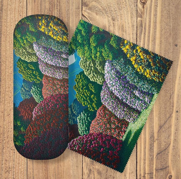 Glasses Case and Lens Cloth Set - Karl Maughan - Whenua Tapu Hills Carousel 1
