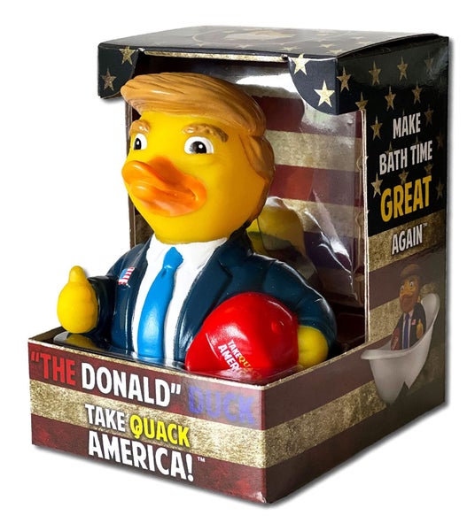 CelebriDucks - The Donald Trump Duck - Floating Rubber Ducks - Collectible Bath Carousel 2