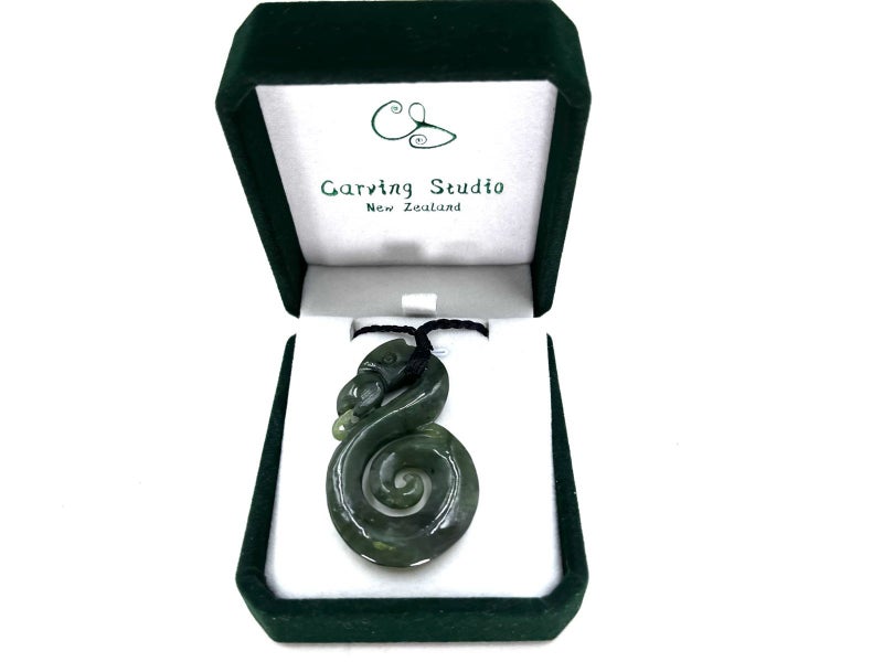 Large Greenstone Nephrite Jade Manaia #M1CS62994463302147112