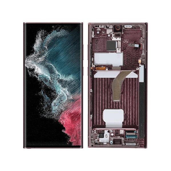Samsung Galaxy S22 Ultra Replacement Screen | Burgundy Carousel 1