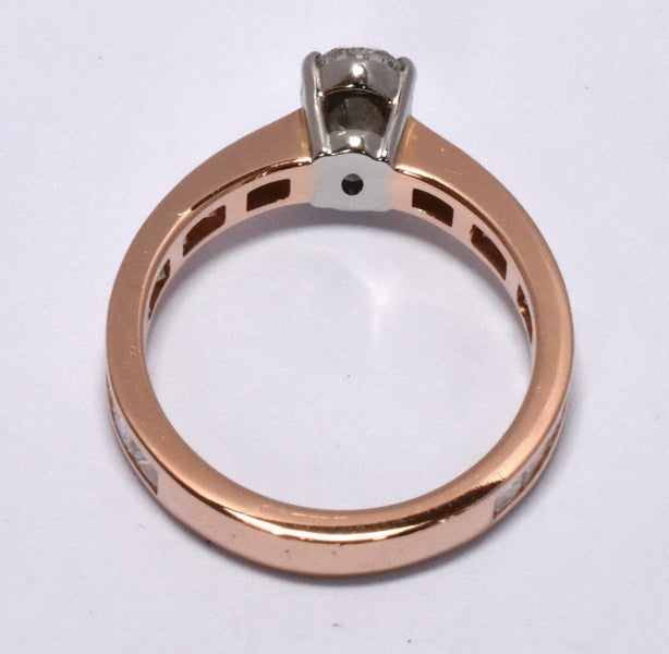 $11,000 18ct Rose Gold & Platinum Diamond Ring TCW 1.94cts! Size K½ - 168164 Carousel 2