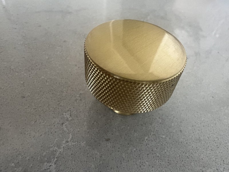 Solid Brass Henley cabinetry Knobs x 13 Carousel 1