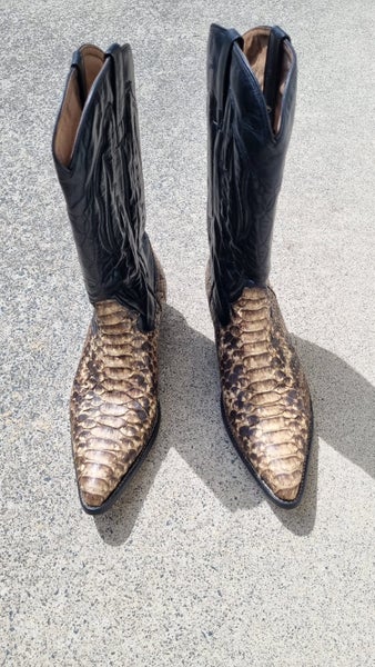 Vintage Snake skin mens or womens boots Carousel 1