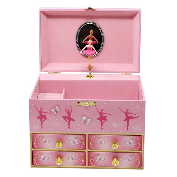 PP Ballet Med Musical Jewellery Box Carousel 1
