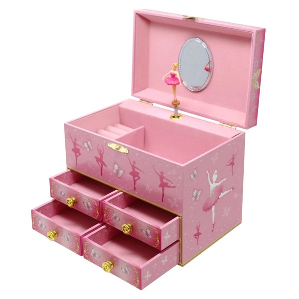 PP Ballet Med Musical Jewellery Box Carousel 2
