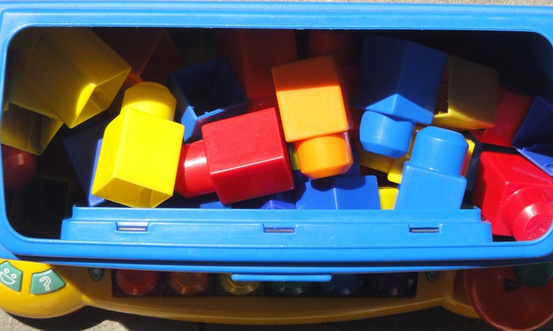 Mega Blok Piano fulled with 40 1x1 blocks Carousel 2