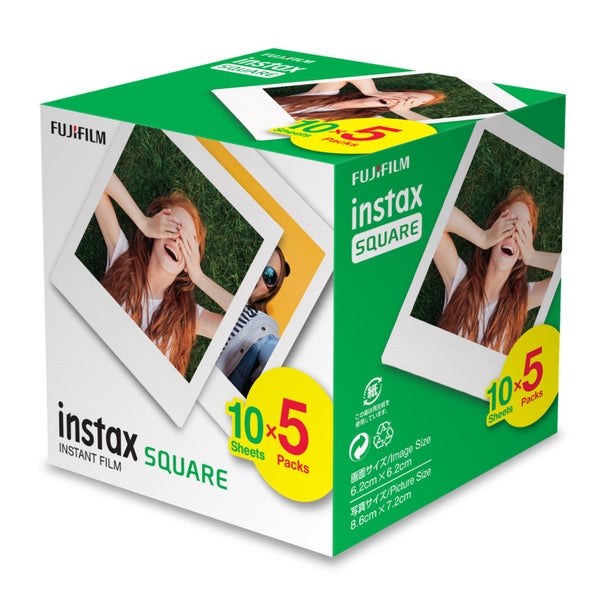 Fujifilm Instax Square Film White - 50 Pack Carousel 1