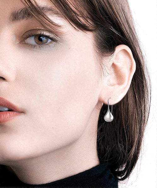 S925 Sterling Silver Ear Needle With Teardrop Waterdrop Earrings62934719547777113