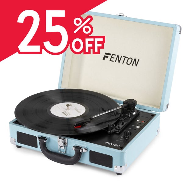 Record Player -USB Briefcase Style with Bluetooth Carousel 1